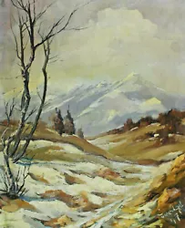 Buy Clearance Sale Schneeschmelze Mountain Landscape Robert Trätzl 1913 - 1986 • 274.59£
