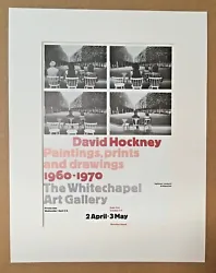 Buy Vintage 1987 David Hockney Art Print W/14x18 Mat:  Paintings, Prints & Drawings  • 18.95£