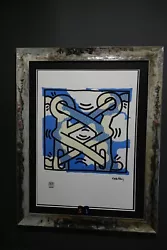 Buy Keith Haring Lithograph In 70 X 50 Cm, Limited, Stamped, Signed. • 100.46£