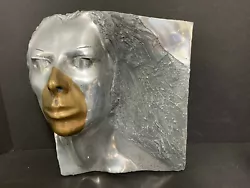 Buy Mixed Metals Sculpture Of A Woman's Face 11.5  X 11  • 646.49£