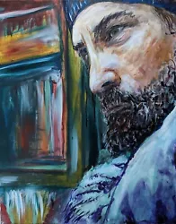 Buy Original Painting House Man People Landscape Impressionism Art By Josh Merritt • 378.52£