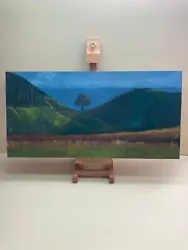 Buy Sycamore Gap Oil Painting 10x20 Original Collectible Impressionism Signed • 15£