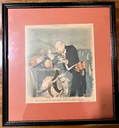 Buy Vintage Caricature Print C. Leandre French  Le President A Nice   C 1900 • 33.07£