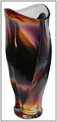 Buy Dino Rosin Original Vessel Murano Color Hand Blown Glass Sculpture Vase Signed • 4,647.59£