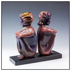 Buy Dino Rosin Original Murano Glass Children Figurative Signed Large Sculpture Art • 4,166.39£
