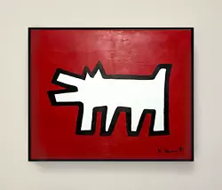 Buy KEITH HARING Signed Painting - Icons Portfolio - 1990 • 1,748.24£