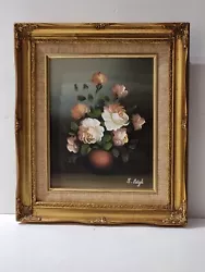 Buy ORIGINAL ENGLISH Oil PAINTING Signed S. Leighy In Gold Frame • 98£