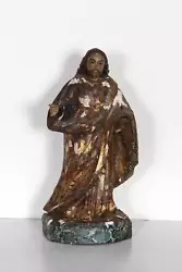 Buy Unknown Artist, Religious Figure III, Hand-Carved And Painted Wood Sculpture • 2,789.50£