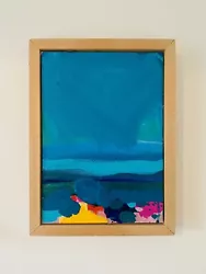 Buy EMILY POWELL ORIGINAL!! Acrylic Abstract Framed Canvas Painting Artwork Vibrant • 1,500£