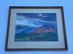 Buy Antique Landscape Painting American Plein Air 1930's Mountains Listed Gardner • 935.54£