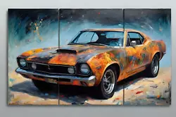 Buy Sports Car Painted Pollock Style (2) • 199£