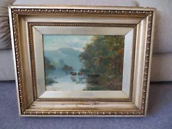 Buy Framed Oil Painting – Scottish Highlands Scene (unknown Location) – Signed – Wil • 150£