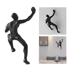 Buy 3D Wall Art Sculpture Decor Rock Climbers Figurines Climbing Men For Home • 28.08£
