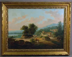 Buy  Mountain Landscape, Circa 1850  Johan Has Oil Painting (GERMAN) • 2,756.23£
