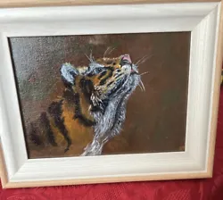 Buy Tiger Acrylic Painting (soulful Look) • 10£