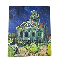 Buy Van Gogh Church In Auvers-sur-Oise Reproduction Hand Painted On Canvas 20 X24 M8 • 24.35£