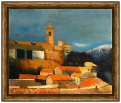 Buy Pierre Bisiaux Original Oil Painting On Canvas Signed City Landscape Framed Art • 3,461.04£