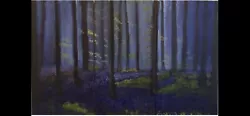 Buy Blue Bell Forest Woodland Painting Original Oil On Canvas David Tarrant • 186£