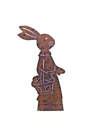 Buy Rabbit Girl Sheet Metal/ Decoration/ Garden • 40.53£