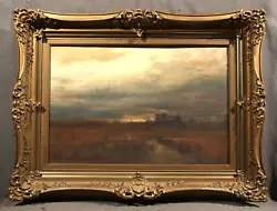 Buy Antique American Pastel Landscape Countryside With Magnificent Frame Beutiful • 2,756.23£