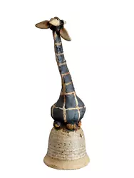 Buy Todd Warner 11.5  Tall 1978 Art Pottery Giraffe Bell Sculpture • 103.36£