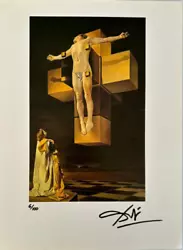 Buy Dalí Hand Signed Original Lithograph Print Certificate  $3,500 Appraisal  • 1,180.77£