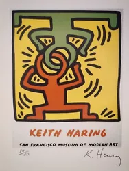Buy COA Keith Haring Painting Print Poster Wall Art Signed & Numbered • 53.12£