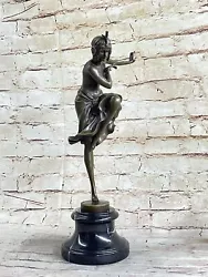 Buy Signed Romanian Artist D.H Chiparus Erotic Dancer Bronze Sculpture Figurine Sale • 197.98£
