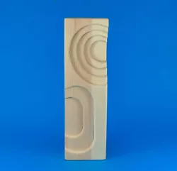 Buy Contemporary MODERN ART Sculpture - Abstract Wooden Totem SIGNED Dated • 14.99£
