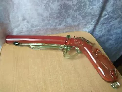Buy RARE Vintage Soviet USSR Antique OLD Glass Art Decorative Hand Made Pistol Gun • 131.47£