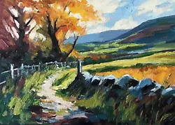 Buy JP O'Neil Original Oil Painting Irish Landscape Art Mountains Countryside Colour • 0.99£