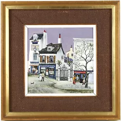 Buy Brenda King, 'mont-cenis, Paris', 1980, Town Scene Original Oil Painting, Signed • 500£