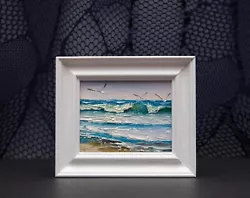 Buy Oil Painting, Original, Ocean, Coast, Beach, Seaside, Cornwall, Norfolk, Devon • 22£