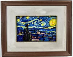 Buy Vincent Van Gogh Dutch (Handmade) Oil On Wood Painting Framed Signed And Stamped • 1,026.17£