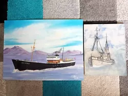 Buy Boat Bundle X2 Paintings  • 15£