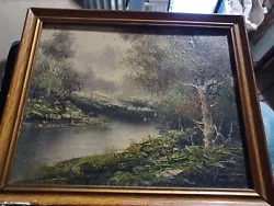 Buy Gianni Tedeschi Original Oil Painting. Forest Landscape. • 89.99£