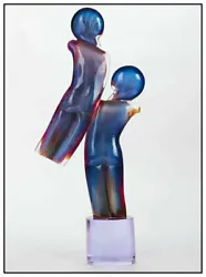 Buy DINO ROSIN Original Hand Blown Murano GLASS SCULPTURE Signed Modern Art LARGE • 7,100.29£