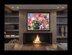 Buy Yankel Ginzburg Mixed Media On Canvas Original Signed Art Flower Tiger Painting • 1,019.81£