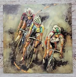 Buy Three Bicycle Bike Rider Pop In Any Outdoor Living Space 3D Painting Gift Decor • 254.20£