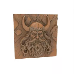 Buy Viking Head Nordic Warrior Sculpture STL File Model Relief 3D Printer CNC Router • 2.32£