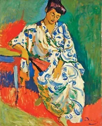 Buy Henri Matisse CANVAS PRINT Derain Madame Matisse Painting Poster 24 X16  • 17.38£