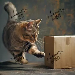 Buy Digital Image Picture Photo Wallpaper Background Desktop Art Cat Running • 1.19£