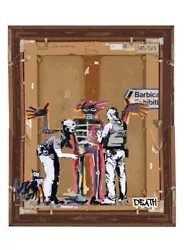 Buy DEATH NYC Ltd Ed Street Art Print 45x32cm Banksy Ode To Basquiat Graffiti Paint • 158.11£