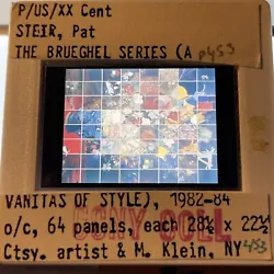 Buy Pat Steir “Brueghel Series  Modern American Art 35mm Art Slide • 10.59£