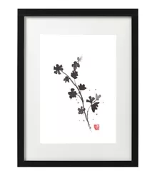 Buy Original Flowers Ink Wash Painting Impressionist Minimalist A5 Signed By Artist  • 49.99£