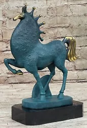 Buy Lost Wax Large Abstract Modern Art Horse Bronze Sculpture Statue By Milo Art NR • 157.18£