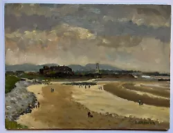 Buy Keith Gardner RCA “BEACH-LEASOWE BAY-WIRRAL”Impressionism Landscape Oil On Board • 90£