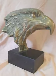 Buy Pretty Vintage D-Head Eagles Bronze Sculpture • 59.95£