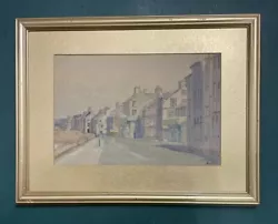 Buy Original Mid Century Modernist Cityscape Watercolour Painting, Signed • 0.99£