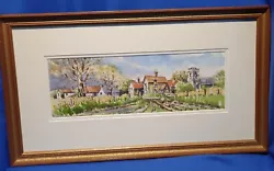 Buy Watercolour By Terry Duggan - 2000, Village Scene • 40£